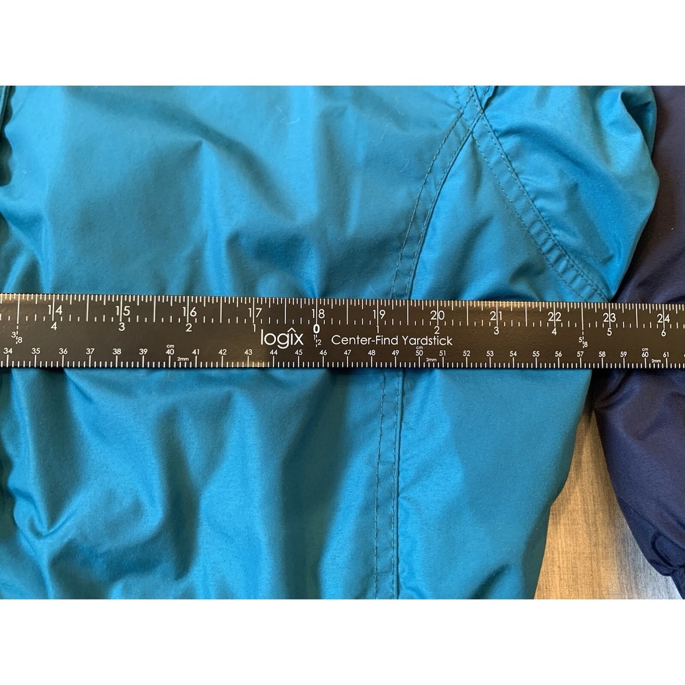 Columbia Jacket Women's Small Teal Full Zip Hooded Y2K Vintage - Picture 10 of 12